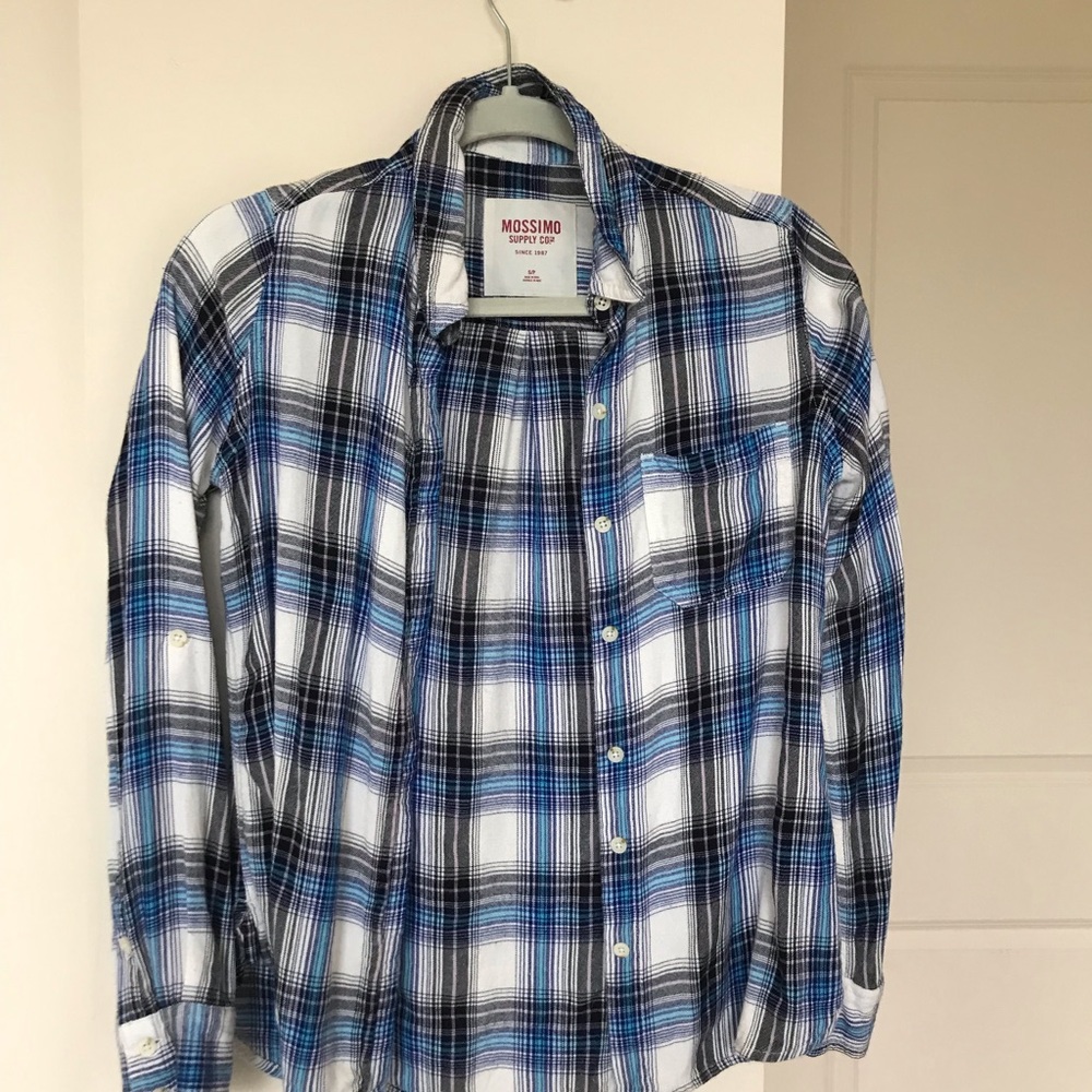 blue flannel 🔸buy 1 get 1 50%🔶